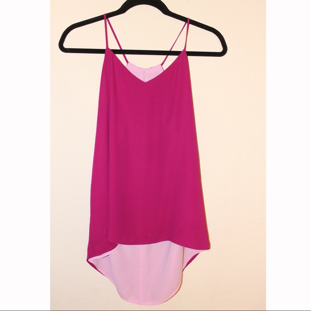 Express Reversible Pink Tank Top
